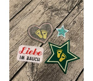 Stickserie - Mutterpass Motive Vol. 2 inkl. Mukipass Schriftzug